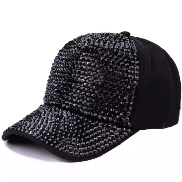 ✨Baseball Cap✨ Studded Crystal Rhinestones - Picture 2 of 9
